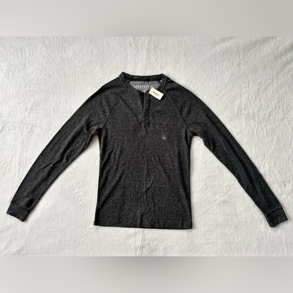 NWT Aeropostale Long Sleeve Henley Shirt